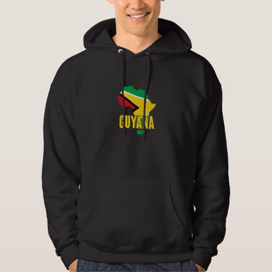 Guyana African Pride and Heritage 2 Hoodie (Voorkant)
