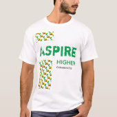 Guyana ASPIRE HOGER Christelijke scripts T-shirt (Voorkant)