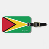 Guyana-Bagagelabels, patriottische Guyana-vlag Bagagelabel (Voorkant horizontaal)
