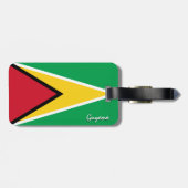 Guyana-Bagagelabels, patriottische Guyana-vlag Bagagelabel (Achterkant horizontaal)