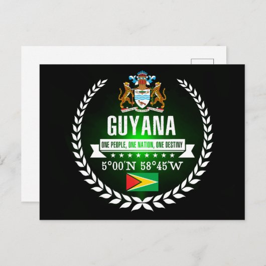 Guyana Briefkaart (Voorkant / Achterkant)