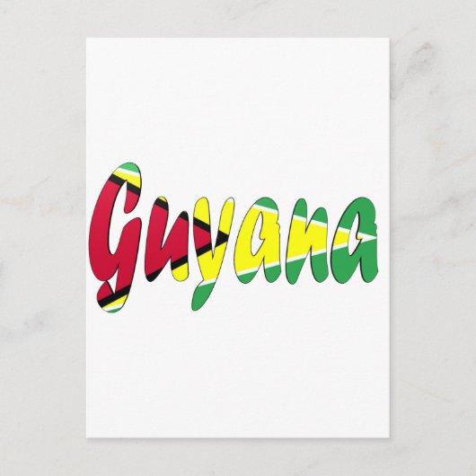 Guyana Briefkaart (Voorkant)