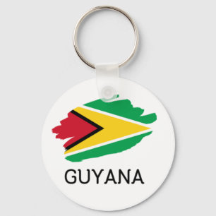 Guyana Button Sleutelhanger