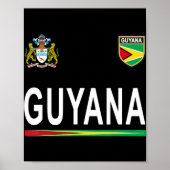 Guyana Cheer Jersey 2017 Football Guyana Poster (Voorkant)