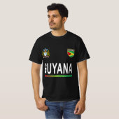 Guyana Cheer Jersey 2017 Football Guyana T-shirt (Voorkant volledig)