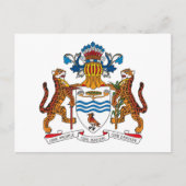 Guyana Coat of Arms Briefkaart (Voorkant)