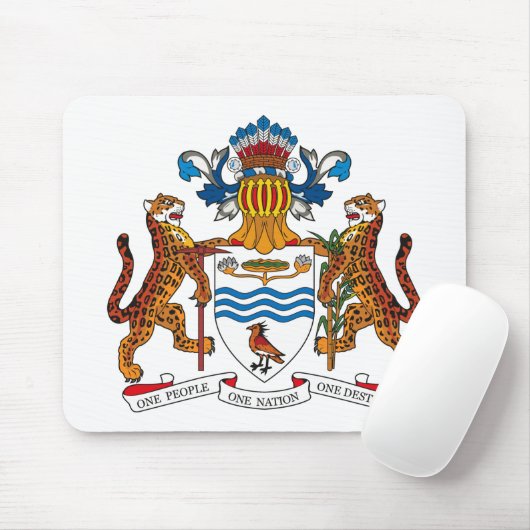 Guyana Coat of Arms Mousepad Muismat (Met muis)