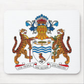 Guyana Coat of Arms Mousepad Muismat (Voorkant)