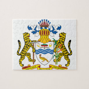 guyana embleem legpuzzel