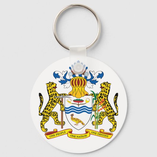 guyana embleem sleutelhanger (Voorkant)