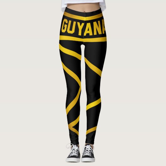 Guyana Emblem Leggings (Voorkant)