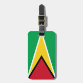 Guyana Flag Bagagelabel (Voorkant verticaal)