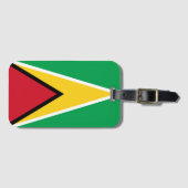 Guyana Flag Bagagelabel (Voorkant (horizontaal))