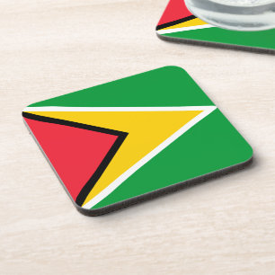 Guyana Flag Bier Onderzetter