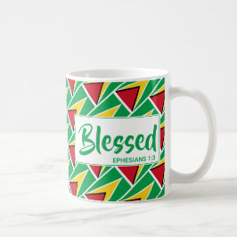 GUYANA FLAG Blessed Gepersonaliseerd Christelijke  Koffiemok