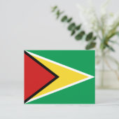 Guyana Flag Briefkaart (Staand voorkant)