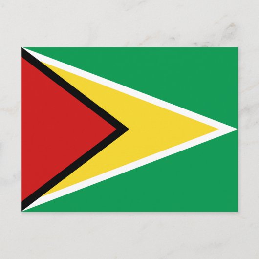 Guyana Flag Briefkaart (Voorkant)