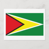 Guyana Flag Briefkaart (Voorkant)