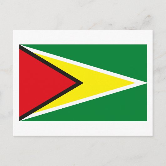 Guyana Flag Briefkaart (Voorkant)