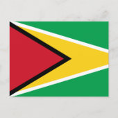 Guyana Flag Briefkaart (Voorkant)