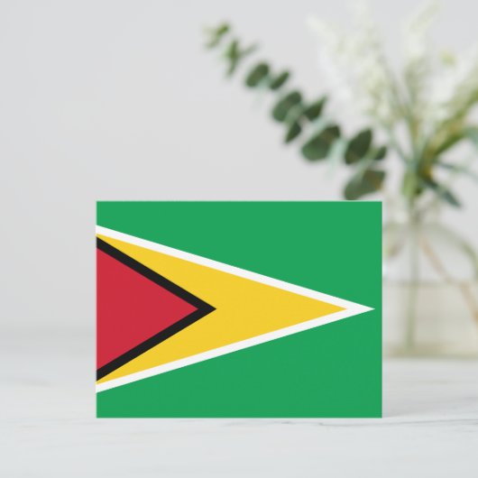 Guyana Flag Briefkaart (Staand voorkant)