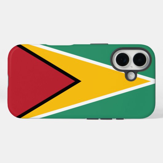 Guyana Flag Case-Mate iPhone Case (Achterkant (horizontaal))