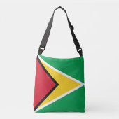 Guyana Flag Crossbody Tas (Voorkant)