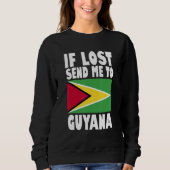 Guyana Flag Design  If lost send me to Guyana Trui (Voorkant)