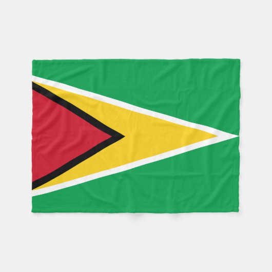 Guyana Flag Fleece Deken (Voorkant (Horizontaal))