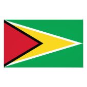 Guyana Flag Foto Afdruk (Voorkant)