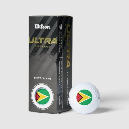 Guyana Flag Golfballen (Verpakking)