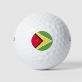 Guyana Flag Golfballen (Voorkant)