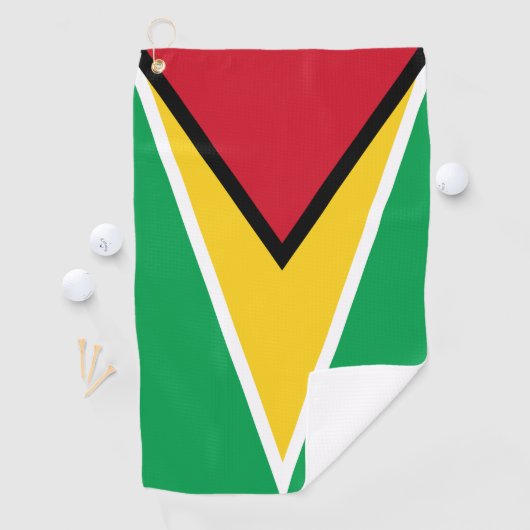 Guyana flag  golfhanddoek (Insitu)