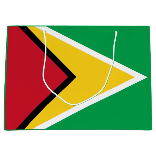 Guyana Flag Groot Cadeauzakje (Voorkant)