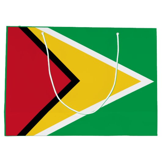 Guyana Flag Groot Cadeauzakje (Achterkant)