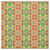 Guyana Flag & Guyana Heart mode Fabric Stof (Swatch)