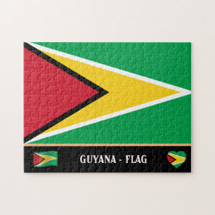 Guyana Flag & Guyana Land/Guyana Legpuzzel