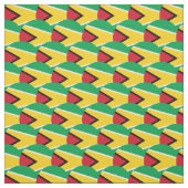 Guyana Flag & Guyana Trendy Fabric/mode Stof (Swatch)