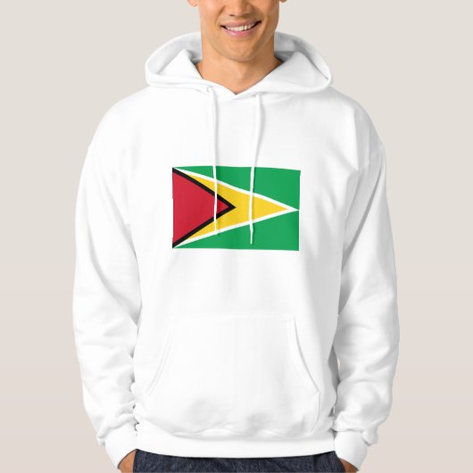 Guyana Flag GY Hoodie (Voorkant)