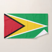 Guyana Flag Hand Towel Handdoek (Handdoek)