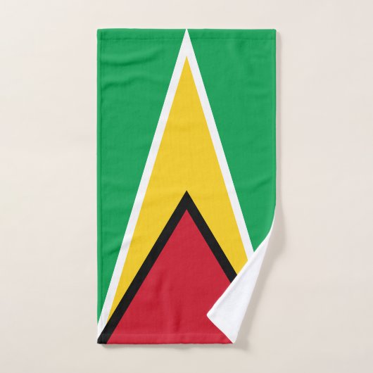 Guyana Flag Hand Towel Handdoek (Handdoek)