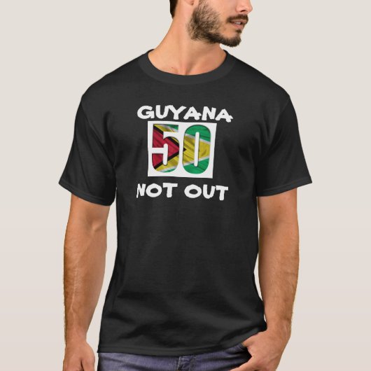 Guyana Flag Independence Souvenir T Shirt (Voorkant)