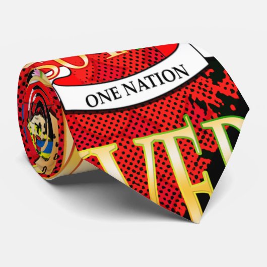 Guyana Flag Jaguar Stropdas door RokCloneDesigns (Opgerold)