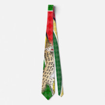 Guyana Flag Jaguar-Stropdas van RokCloneDesign