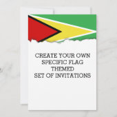 Guyana Flag Kaart (Voorkant)