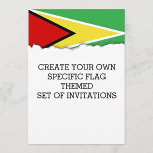 Guyana Flag Kaart