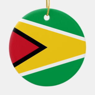 Guyana Flag Keramisch Ornament