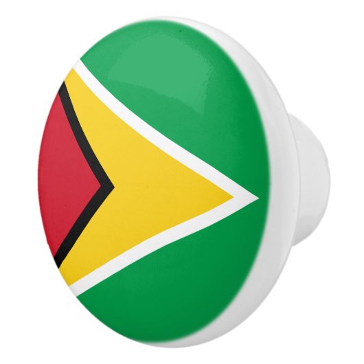 Guyana Flag Keramische Knop (Rechts)