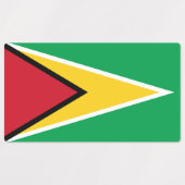 Guyana Flag Labels (Design 1)