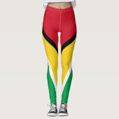 Guyana Flag Leggings (Voorkant)